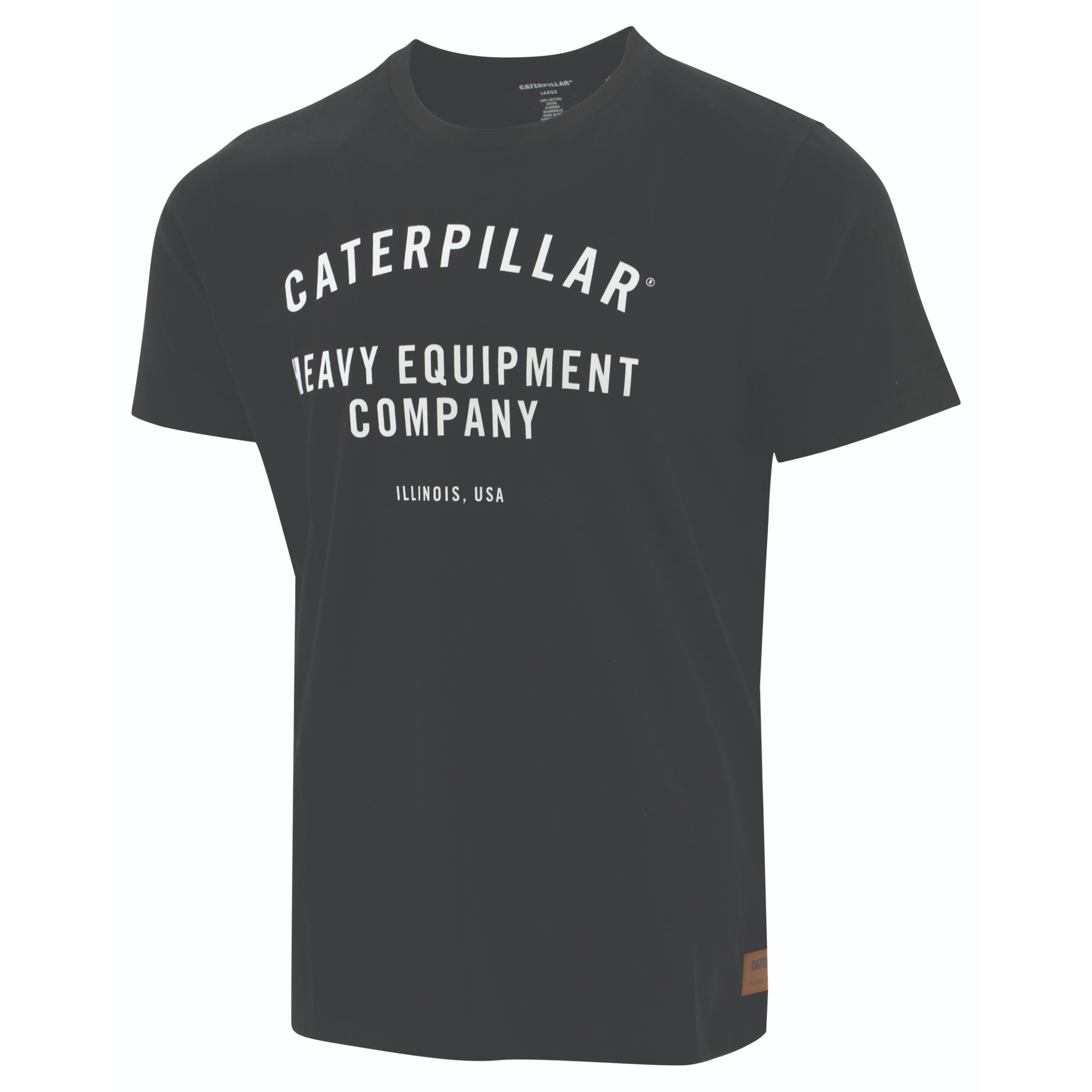 Caterpillar T-Shirts UAE - Caterpillar Work Hec Mens - Black YRXJWO706